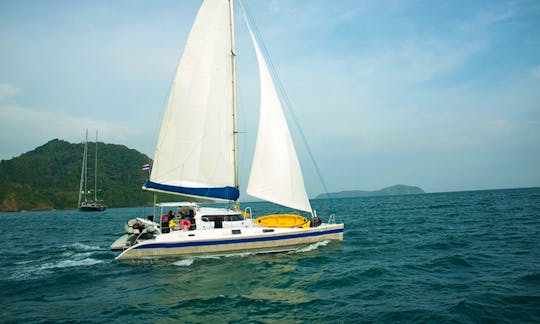 Enjoy 48 ft "Amadeus" Cruising Catamaran Charter in Tambon Rawai Chang Wat, Phuket