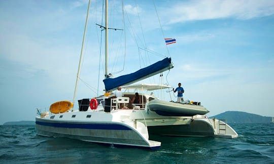 Enjoy 48 ft "Amadeus" Cruising Catamaran Charter in Tambon Rawai Chang Wat, Phuket