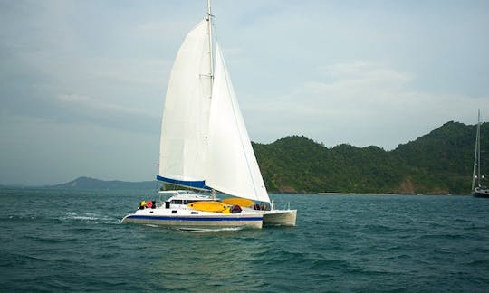 Enjoy 48 ft "Amadeus" Cruising Catamaran Charter in Tambon Rawai Chang Wat, Phuket