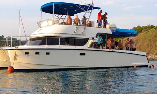 Day Tours on a Custom 50' Power Catamaran From Phuket, Thailand