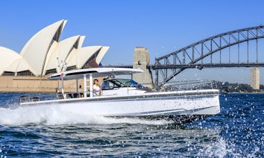 Luxury European Sports Cruiser in Sydney Harbour