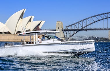 Luxury European Sports Cruiser in Sydney Harbour