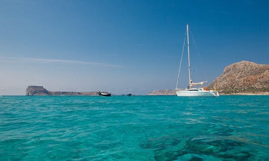 The island of Gramvousa as viewed from Balos