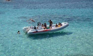 Charter a Rigid Inflatble Boat in Palau, Italy