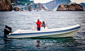 10 person Gommonautica G65C Rigid Inflatable Boat Rental in Reggio Calabria, Italy