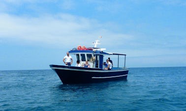 Charte de pêche sur un chalutier de 36 pieds à Vibo, Italie