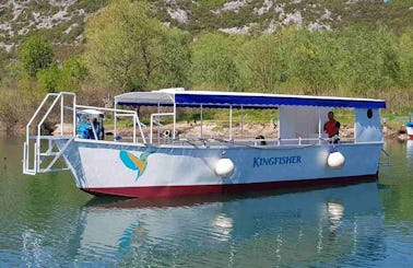 Charter a Kingfisher Passenger Boat in Virpazar, Montenegro