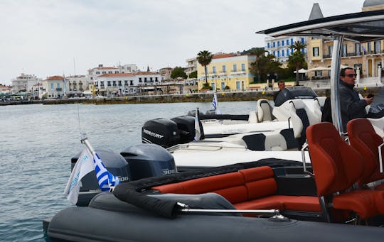 Daily Trip from Spetses / Porto Cheli to Dokos and Hydra Islands with Technohull