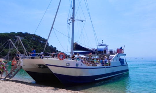 Charter 65' Party Cruising Catamaran In Blanes, Spain