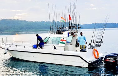 Enjoy Fishing in Port Blair, Andaman and Nicobar Islands on 38' Cuddy Cabin