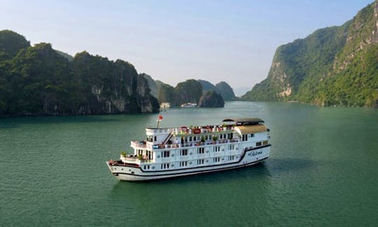 Charter a 125' Junk Boat in Chương Dương, Vietnam