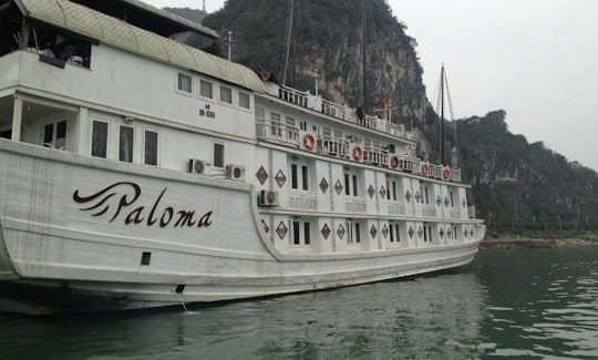 Charter a 125' Junk Boat in Chuong Duong, Vietnam