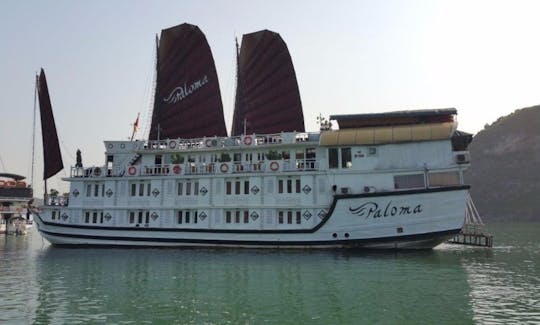 Charter a 125' Junk Boat in Chuong Duong, Vietnam