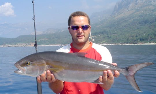 Deep Sea Fishing Charter On Cuddy Cabin In Sveti Stefan, Montenegro