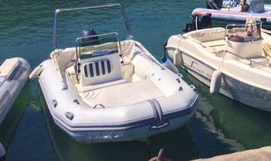 5 Person Rigid Inflatable Boat Rental In Cefalù, Italy