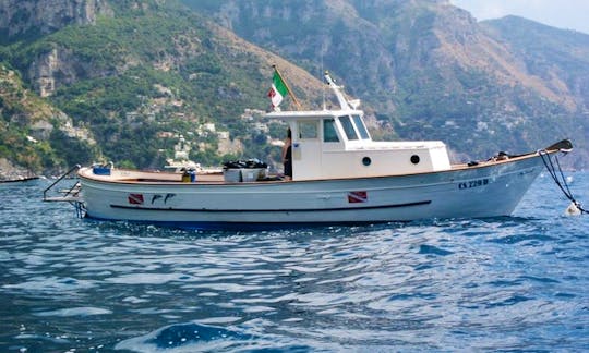 Diving Cabin Boat Charter in Praiano Salerno
