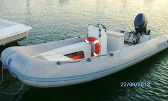 Rent the 16' Gomme Inflatable Motor Boat In Isola di Capo Rizzuto