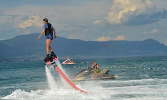 Flyboarding in Arbanija, Croatia