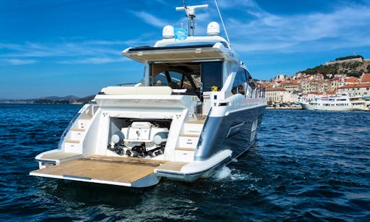Charter 60' Azimut 55S Power Mega Yacht in Šibenik, Croatia