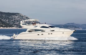 Charter 57' Aicon Fly - Senza Parole Power Mega Yacht in Šibenik, Croatia