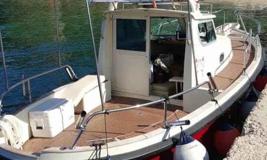 Explore the Budva, Montenegro with this Cuddy Cabin Yacht