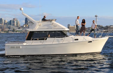 Lake Union and Chill with Bayliner 3288 Boat