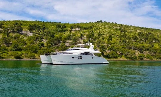 Charter 70' Sunreef Power Power Mega Yacht in Šibenik, Croatia