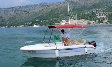 Explore the waters of Dubrovnik, Croatia with this Center Console