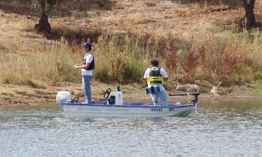 Enjoy Fishing in Moura, Portugal on 12' Jon Boat