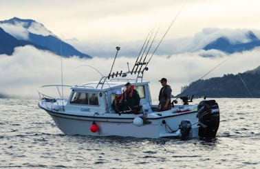 Fishing Adventure on 24' Seawest Boat on Englefield Bay in BC