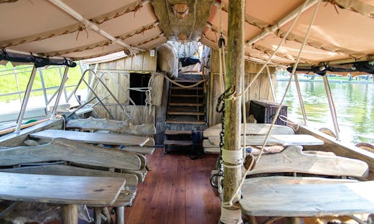 Charter a Traditional Boat in Augustów, Poland