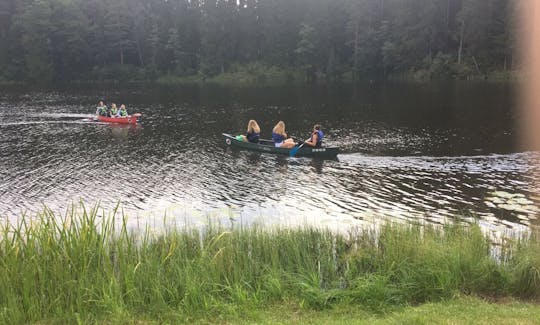 Kayak and Canoe rental Laivuire.lv, 16' Guide Canoe in Peltes, Latvia