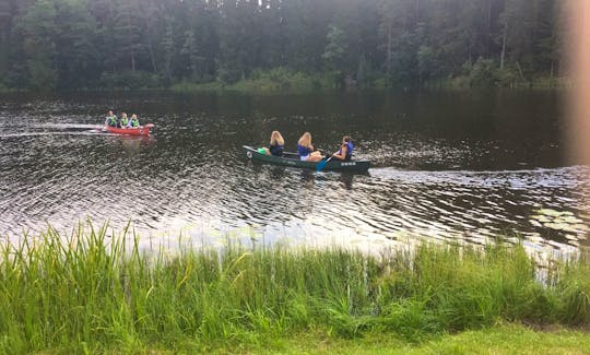 Kayak and Canoe rental Laivuire.lv, 16' Guide Canoe in Peltes, Latvia