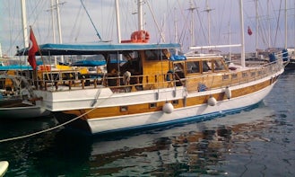 Charter 69' Erdi 2 Sailing Gulet in Antalya, Turkey