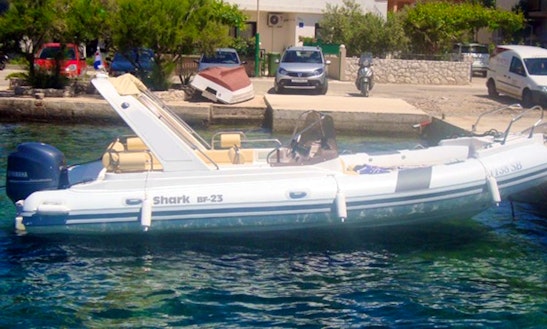 Rent Shark 23 Rigid Inflatable Boat In Brodarica, Croatia