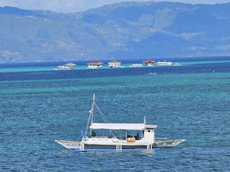 Alquiler de botes Manjuyod Sandbar y Bais para observar delfines en Negros Oriental, PH