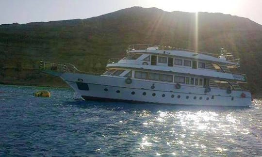 Charter a Luxury Motor Yacht for $1200 a day in South Sinai, Egypt