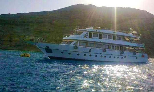 Charter a Luxury Motor Yacht for $1200 a day in South Sinai, Egypt