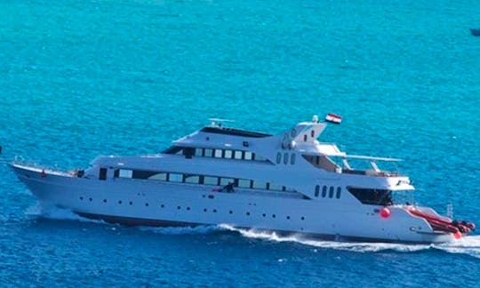Charter 127' Vita Xplorer Power Mega Yacht in Red Sea Governorate, Egypt