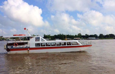 Enjoy cruising Chau doc to Phnompenh and return or charter a boat to explore the Mekong rivers in South of Viet Nam