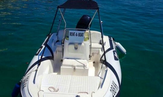 Rent 16' Zar Rigid Inflatable Boat in Krk, Croatia