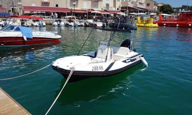 Zar 53 ribboat in Krk, Croatia