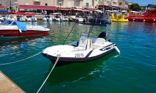 Rent 16' Zar Rigid Inflatable Boat in Krk, Croatia