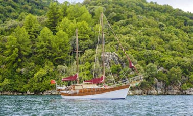 Charter 71' Laila Sea Gulet em Muğla, Turquia