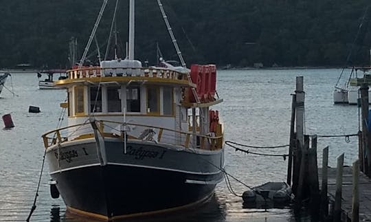 Alquila un yate a motor Calypso I desde Porto Belo, Brasil