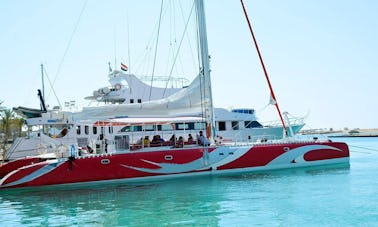 Alquiler de catamarán de crucero Ocean Diva en Gobernación del Mar Rojo, Egipto