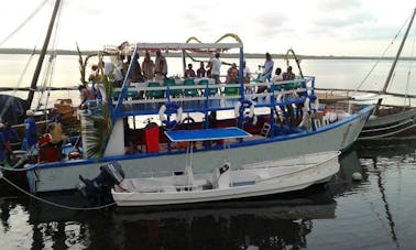 Passenger Boat Rental in Watamu, Kenya for up to 25 person