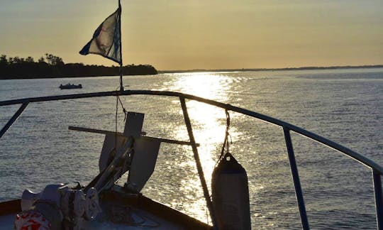 50' Aller Fisherman Motor Yacht rental in Posadas