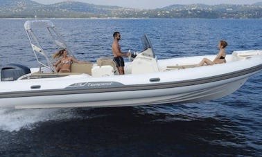 Rent the 24' Cappeli Tempest Rigid Inflatable Boat - Minimum rent is 2 hour!