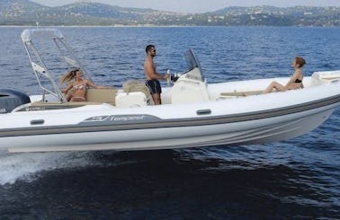 Rent the 24' Cappeli Tempest Rigid Inflatable Boat - Minimum rent is 2 hour!